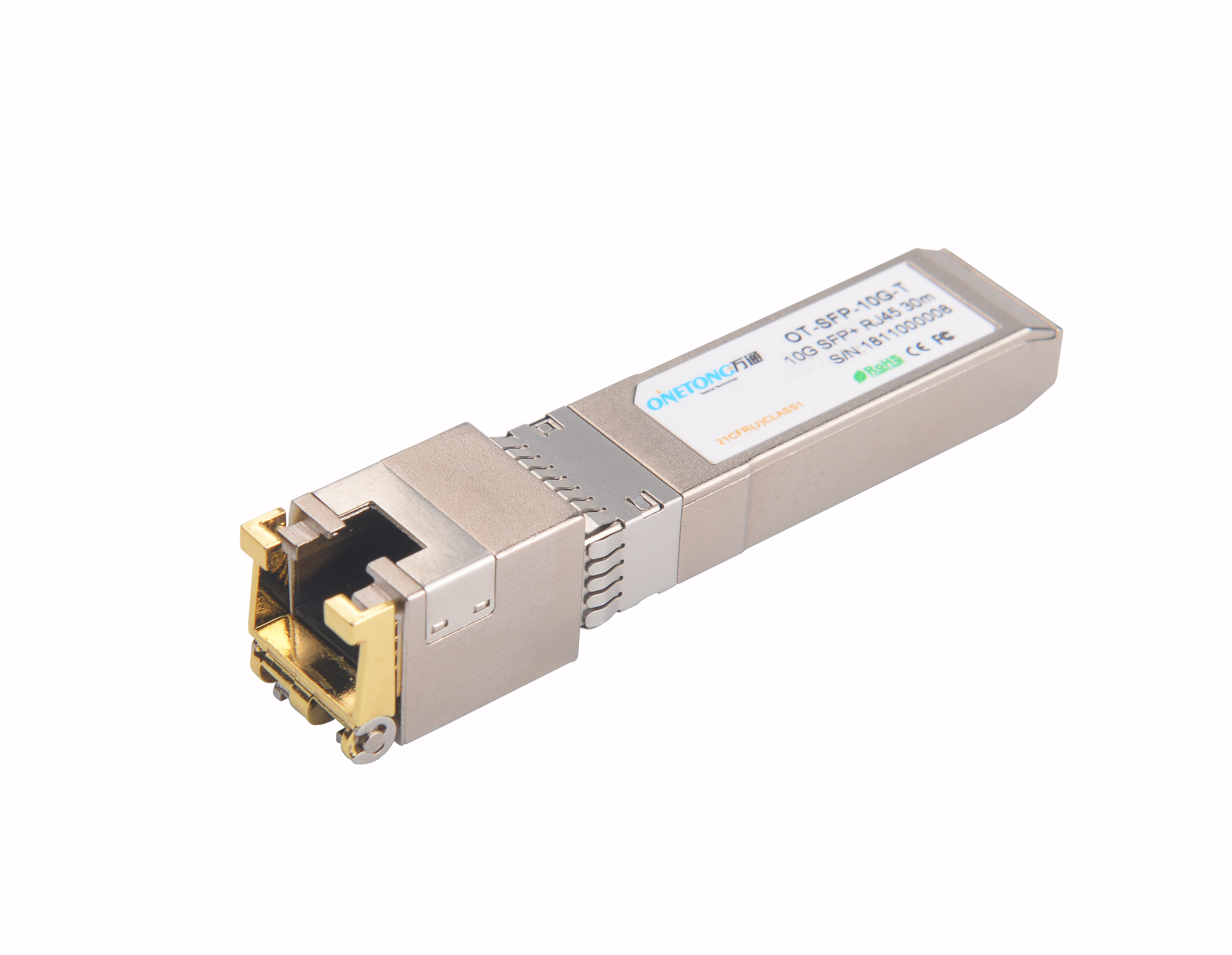 10GBASE-T SFP+ Copper Transceiver